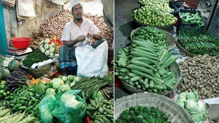 প্রাকৃতিক দুর্যোগে সবজির উৎপাদন কমে যাওয়ায় দাম বেড়েছে