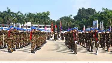 রিক্রুট ব্যাচ-২০২৪ এর সেনাবাহিনী প্রধান কুচকাওয়াজ অনুষ্ঠিত